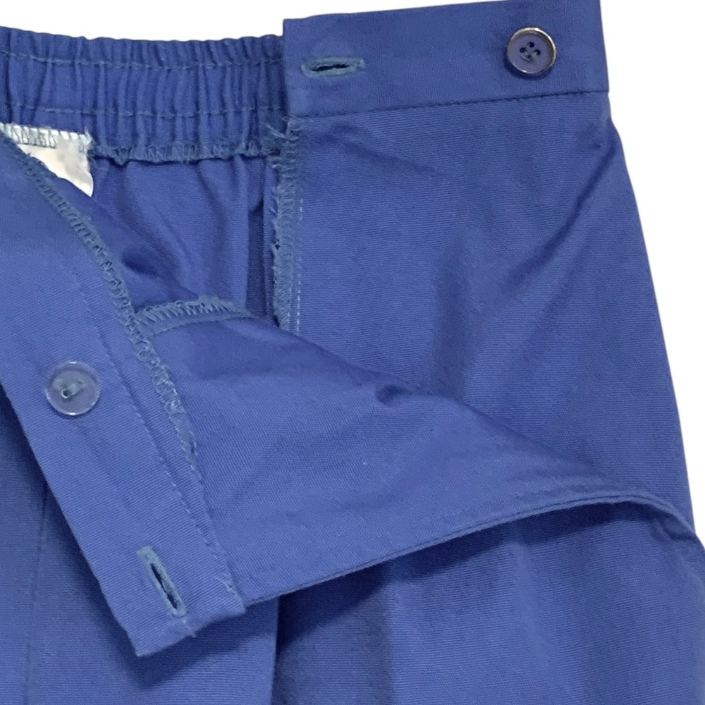 Vintage 80’s Mr. Toni Sportswear High Rise Pleated Shorts In Periwinkle Blue - Picture 4 of 14